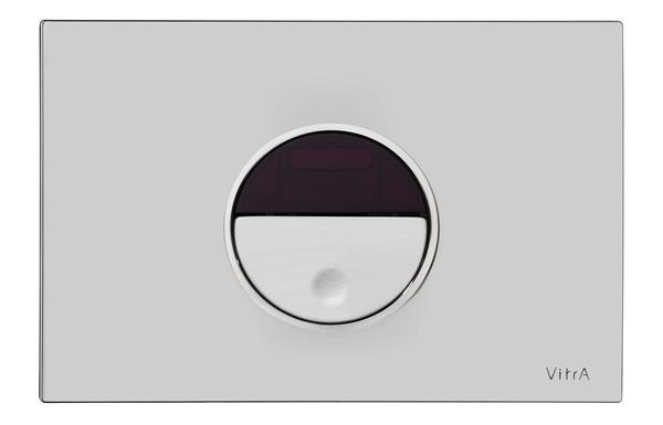 VitrA Pro Photocelled Flush Plate - Shiny Chrome